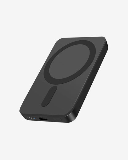 Mini Magsafe-Compatible Portable Charger | 5000Mah 5W Compact Magnetic Power Bank for Iphone 16/15/14/13/12, 12W USB-C Charging Battery Pack
